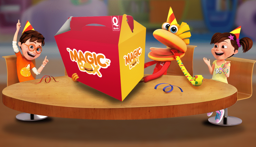 Les jouets du moment dans les menus enfants chez Quick