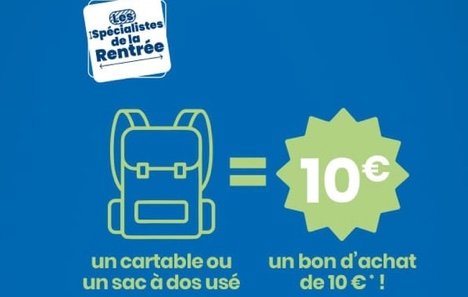 Cultura reprise cartable et sac à dos rentrée 2025 Cultura reprise cartable et sac à dos rentrée 2025