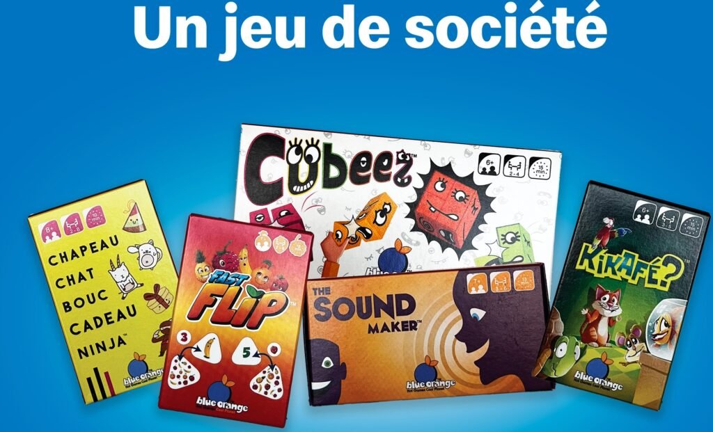 Jeux de société Happy Meal été 2025 Jeux de société Blue Orange dans le Happy Meal de McDo (juillet et août 2025)