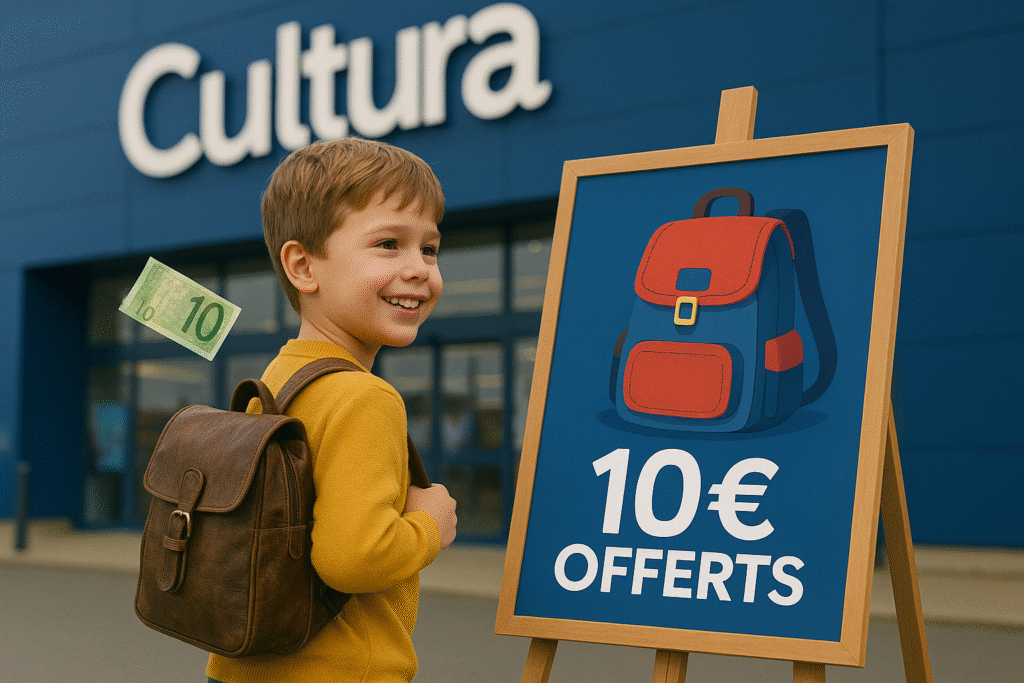 Cultura reprise ancien cartable et sac à dos
