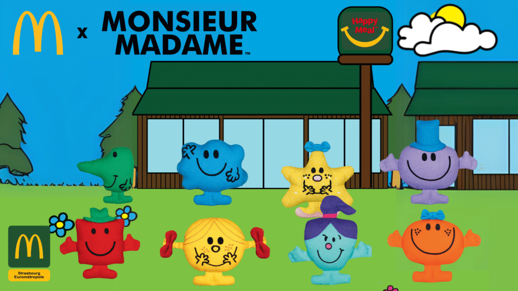 peluches-monsieur-madame-happy-meal Les huit peluches Monsieur Madame chez McDo dans le Happy Meal à collectionner