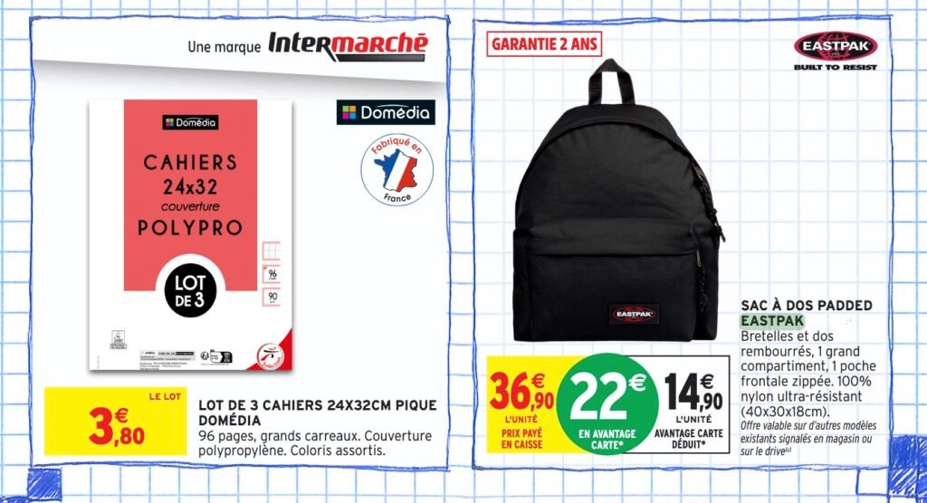 Offre Eastpak Intermarché 2025 Offre Eastpak Intermarché 2025