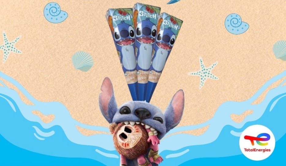 Opération été serviettes Stitch chez Total